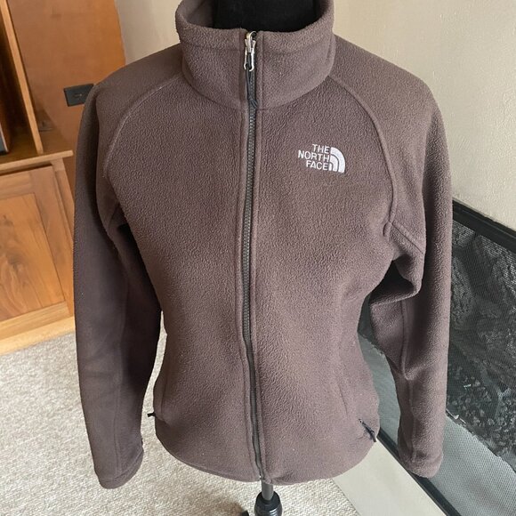 North Face Brown Fleece Medium - Picture 4 of 7